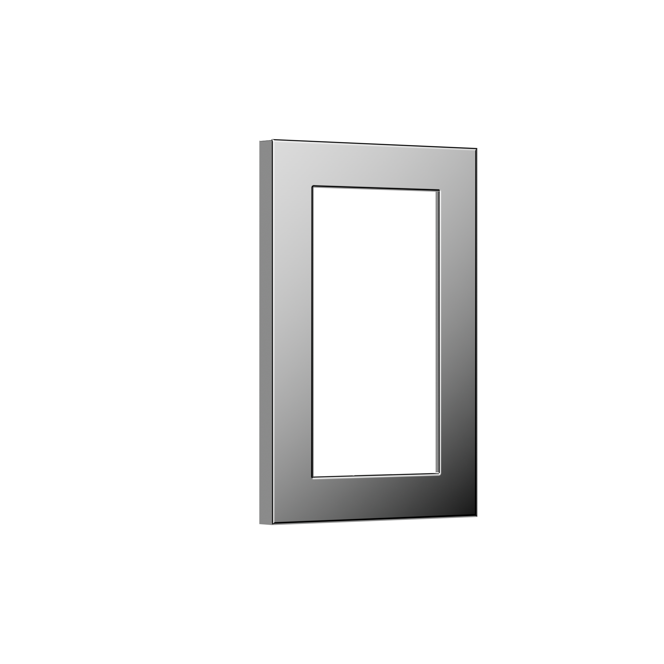 Lux faceplate, Chrome